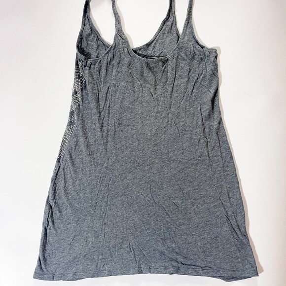 Express women's spaghetti strap gray pullover dress with sequin design size sm - Picture 6 of 6